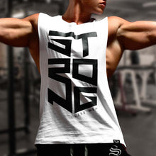 Load image into Gallery viewer, Letter Printed Cotton Sleeveless Vest
