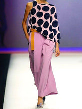 Load image into Gallery viewer, Polka Dot Shoulder Casual Elegant Lady Suit
