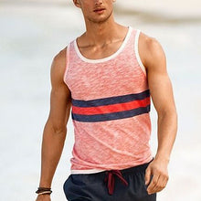 Load image into Gallery viewer, Men's Leisure Vacation Loose Sleeveless T-shirt
