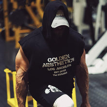 Load image into Gallery viewer, Men's Loose Letter Printed Sleeveless Hooded Vest
