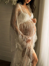 Load image into Gallery viewer, Maternity Dress Elegant Lace Photo Dress
