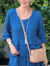 Load image into Gallery viewer, Polka Dot Printed Sleeves Women's Dress
