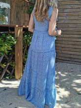 Load image into Gallery viewer, National Style Sleeveless Print Maxi Dress
