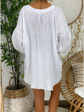 Load image into Gallery viewer, Women's Solid Color V-Neck Top And Shorts Suit
