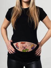 Load image into Gallery viewer, Maternity Casual Fun Baby Printed Short-sleeved T-shirt
