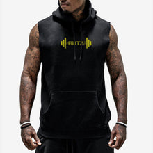 Load image into Gallery viewer, Fitness Pure Cotton Running Hood Men's Tops
