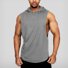 Load image into Gallery viewer, Men's Cotton Loose Sports Hooded Vest
