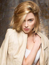 Load image into Gallery viewer, Blond Hair Fluffy Staight Hair Oblique Bangs Short Hair
