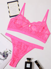 Load image into Gallery viewer, Tight Lace Sexy Two-Piece Suit Erotic Lingerie
