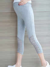 Load image into Gallery viewer, Lace Fight Bottom Support Maternity Leggings
