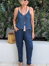 Load image into Gallery viewer, Plue Size Round Neck Sling Women's Suits

