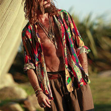 Load image into Gallery viewer, Bohemian Casual Printed Shirt Men
