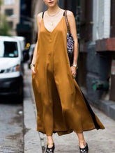 Load image into Gallery viewer, V-Neck Simple Temperament Women's Jumpsuits
