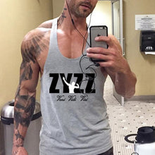 Load image into Gallery viewer, Plus Size Sporty Loose Cotton Vest Men's Tops
