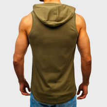 Load image into Gallery viewer, Men's Fashion Hooded Embroidered Letter Vest

