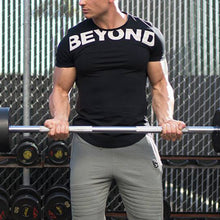 Load image into Gallery viewer, Round Neck Letter Printing Sweat Men's Tops
