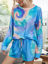 Load image into Gallery viewer, Women's Casual Home Tie-Dye Long Sleeve Suit
