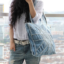 Load image into Gallery viewer, Denim Washed Rice Women's Bag
