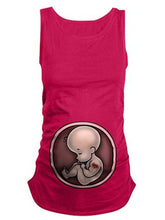 Load image into Gallery viewer, Maternity Casual Fun Strong Baby Printed Sleeveless T-shirt
