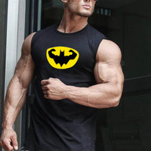 Load image into Gallery viewer, Muscle Batman Fitness Tight Men's Tops
