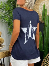 Load image into Gallery viewer, Plus Size Star Print Casual Women's Tops
