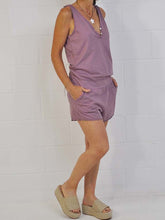 Load image into Gallery viewer, Women's Summer Round Neck Sleeveless Casual Suit
