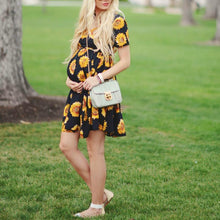 Load image into Gallery viewer, Maternity Sunflower Dress
