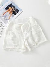 Load image into Gallery viewer, Maternity Fashion Loose Low Waist Belly Denim Shorts
