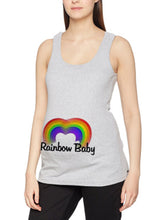 Load image into Gallery viewer, Rainbow English Alphabet Sleeveless Maternity Tops
