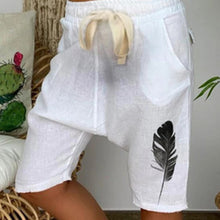 Load image into Gallery viewer, Beach Cotton Linen Printing Maternity Bottom
