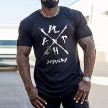 Load image into Gallery viewer, Men's Cotton Stretch Crew Neck Sports T-Shirt
