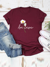 Load image into Gallery viewer, Letter Printed Casual T-shirt
