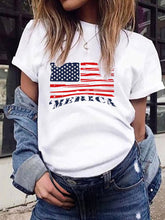 Load image into Gallery viewer, Round Neck Leisure Flag Maternity Tops
