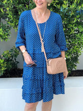 Load image into Gallery viewer, Polka Dot Printed Sleeves Women's Dress
