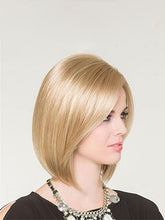 Load image into Gallery viewer, Female Middle Long Hair Oblique Bangs Blonde Wig
