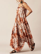 Load image into Gallery viewer, Women's Fashion Color Tie-Dye Suspender Jumpsuit
