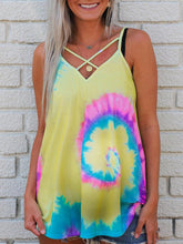 Load image into Gallery viewer, Maternity Tie-Dye Printed V-Neck Sleeveless Camisole T-Shirt
