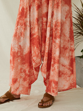 Load image into Gallery viewer, Women's Tie Dye Printed Spaghetti Straps Loose Jumpsuit
