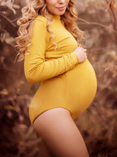 Load image into Gallery viewer, Solid Color Simple Photo Jumpsuit Maternity Dress
