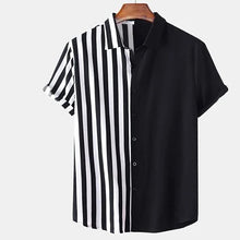 Load image into Gallery viewer, Striped Fashion Short-Sleeved Shirt
