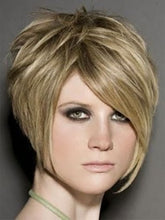 Load image into Gallery viewer, Women's Short Straight Linen Wig
