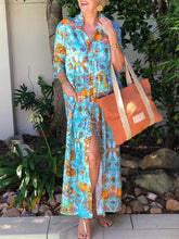 Load image into Gallery viewer, Long Beach Casual Print Women's Dress
