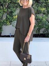 Load image into Gallery viewer, Casual Loose Home Short Sleeve Women's Suits
