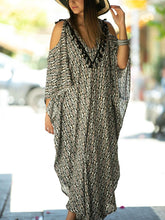 Load image into Gallery viewer, Oversize Loose Open Back  Holiday Women's Dress
