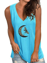 Load image into Gallery viewer, Women's Loose V-neck Sleeveless T-shirt Tops
