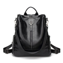 Load image into Gallery viewer, Casual Leather Large Capacity Backpack Handbag
