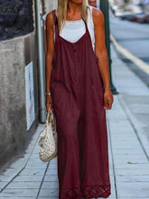 Load image into Gallery viewer, Women's Casual Solid Color Hollow Cuffs Jumpsuit
