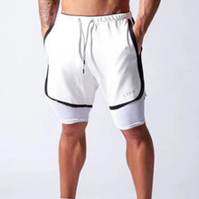 Load image into Gallery viewer, Double Layer Breathable Perspiration Men's Shorts  

