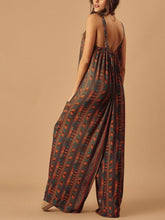 Load image into Gallery viewer, Fashionable Loose Print Pocket Jumpsuit
