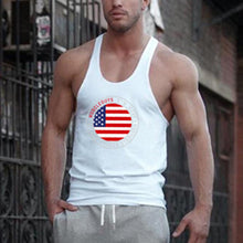 Load image into Gallery viewer, American Flag Slim Sweat Men's Tops
